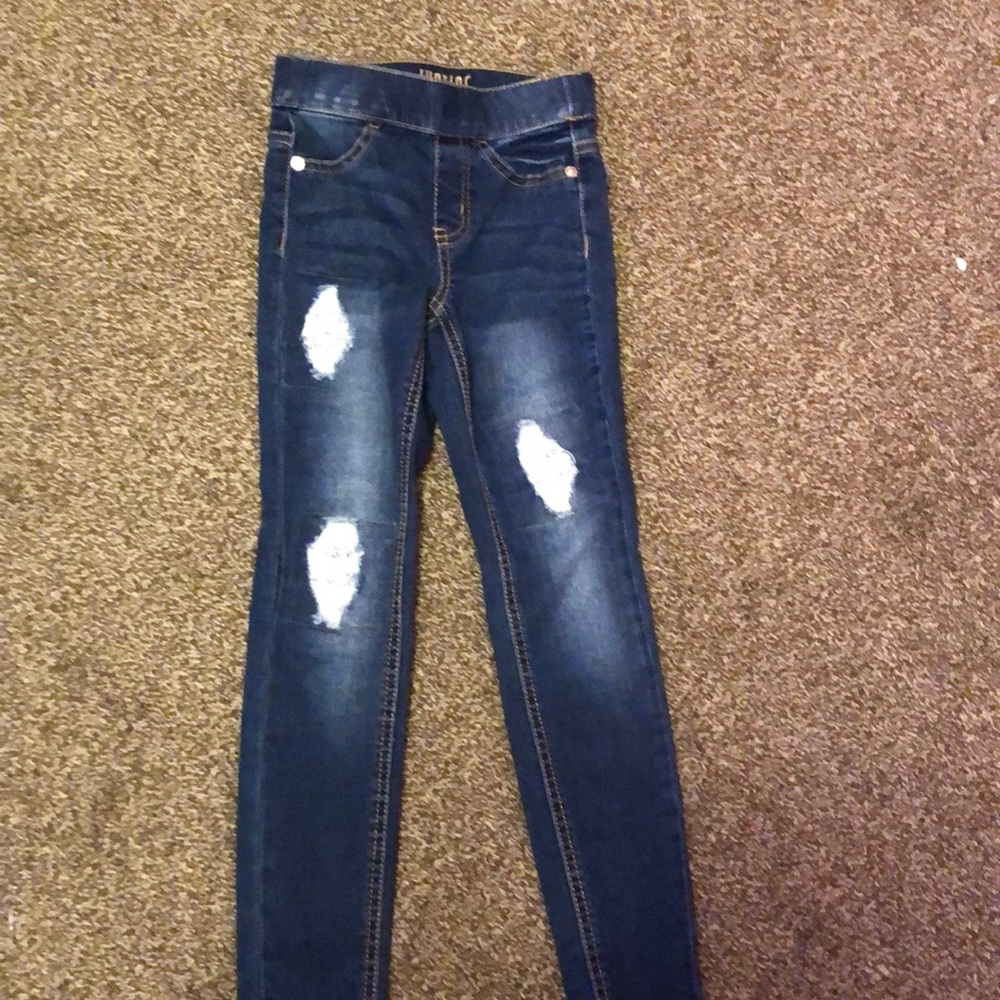 Size 7 slim justice girls jeggings